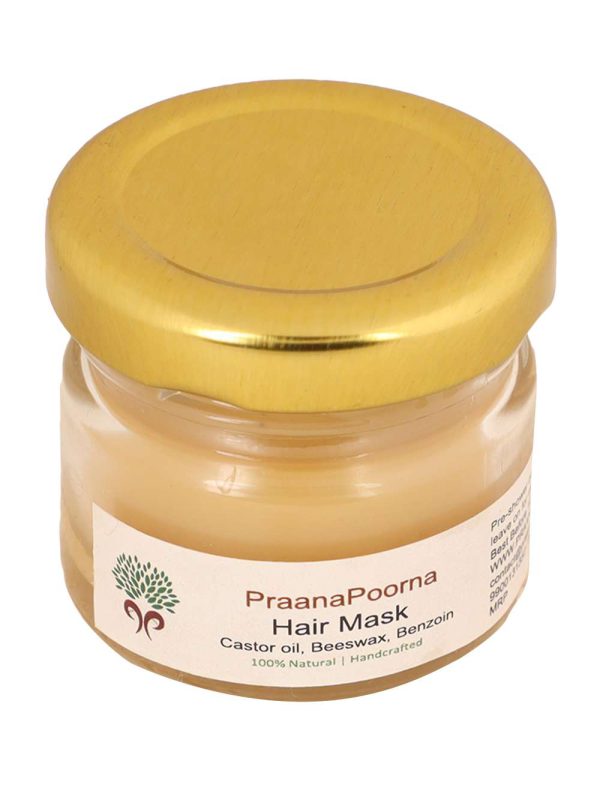 PraanaPoorna: Hair Mask - Castor oil(25gm) - Image 3