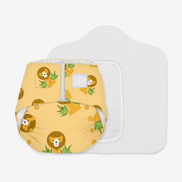 Snugkins: New Born Bliss Diaper (Lion Hearted)