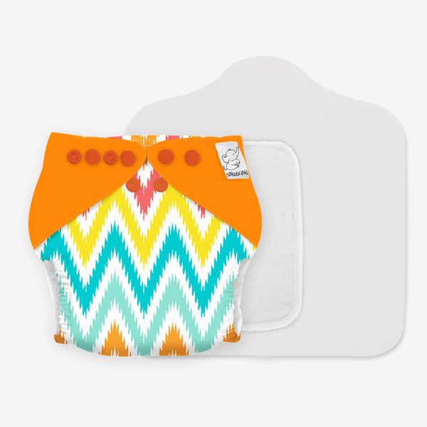 Snugkins: New Age Cloth Diaper (Macaroon Ikat)