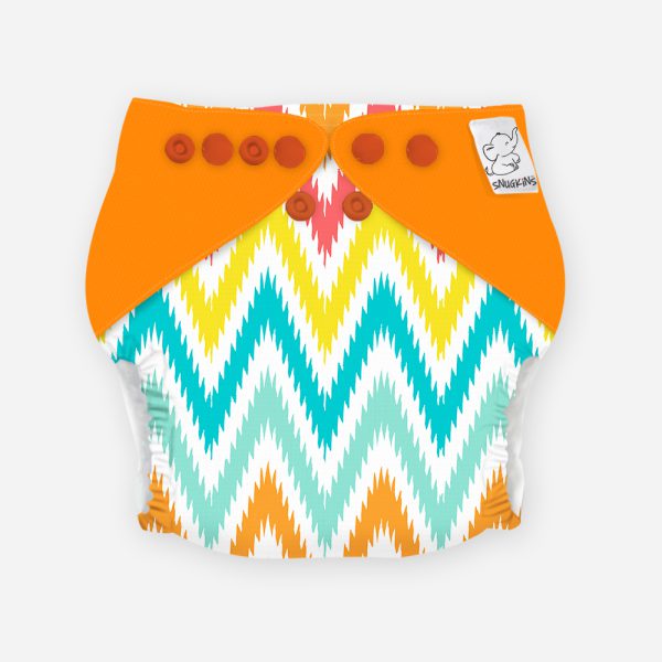 Snugkins: New Age Cloth Diaper (Macaroon Ikat) - Image 3