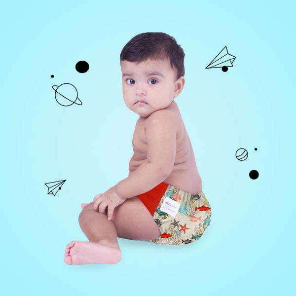 Snugkins: Regular Cloth Diapers (Aquatic Dream) - Image 6