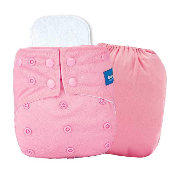 Bumbio - Baby Pink Regular Reusable Pocket Cloth Diaper