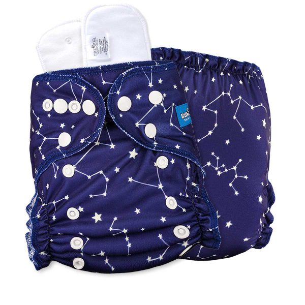 Bumbio : Maxima Reusable Night Cloth Diaper with Galaxy Designs