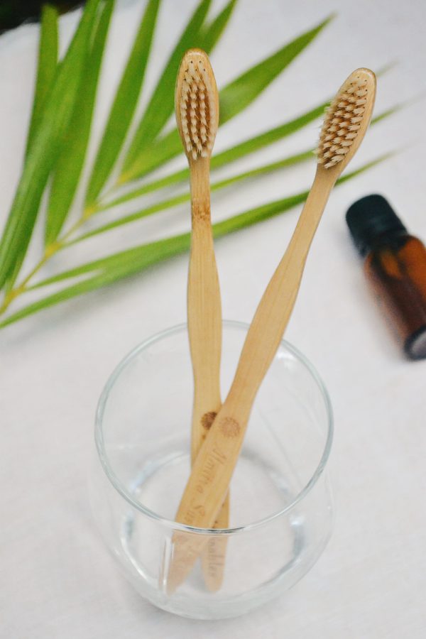 Almitra Sustainables : Bamboo Bristle Toothbrush (Pack of 2)