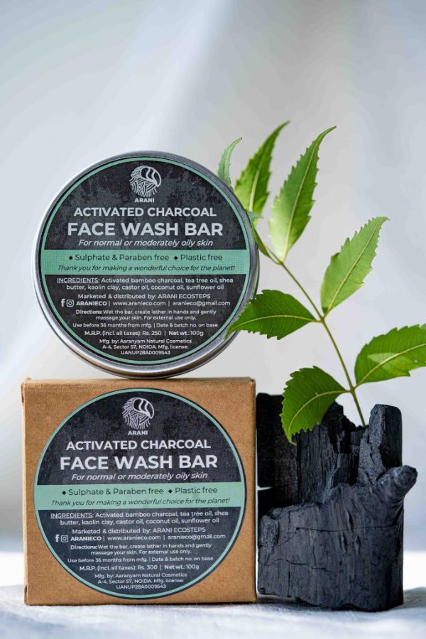 AraniEco: Activated Charcoal Facewash Bar - Image 2