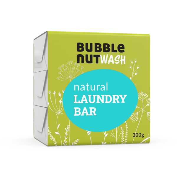 BubbleNut Wash : Natural Laundry Detergent Bar (100gms *3)