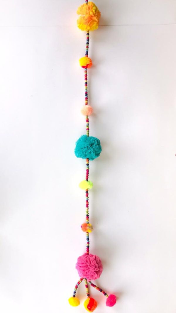 Useme: Beaded Pom-Pom String