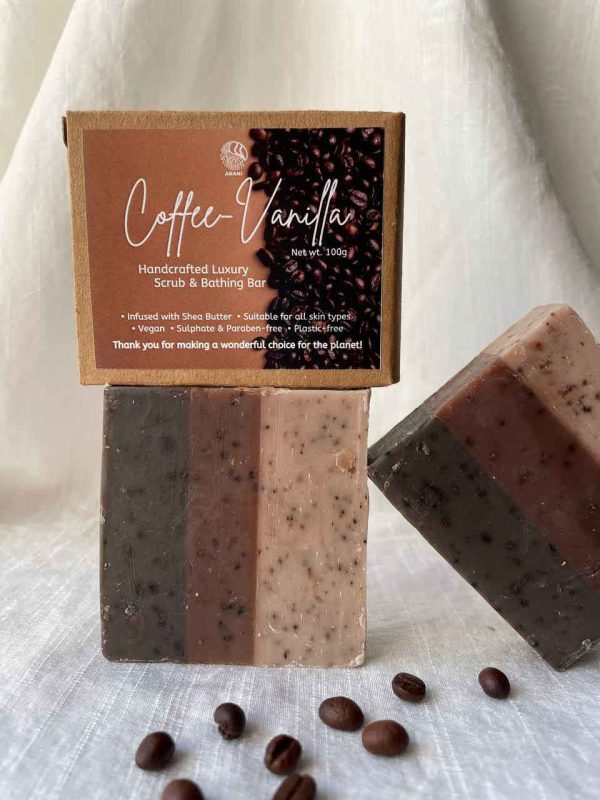 AraniEco: Coffee-Vanilla Scrub & Bar