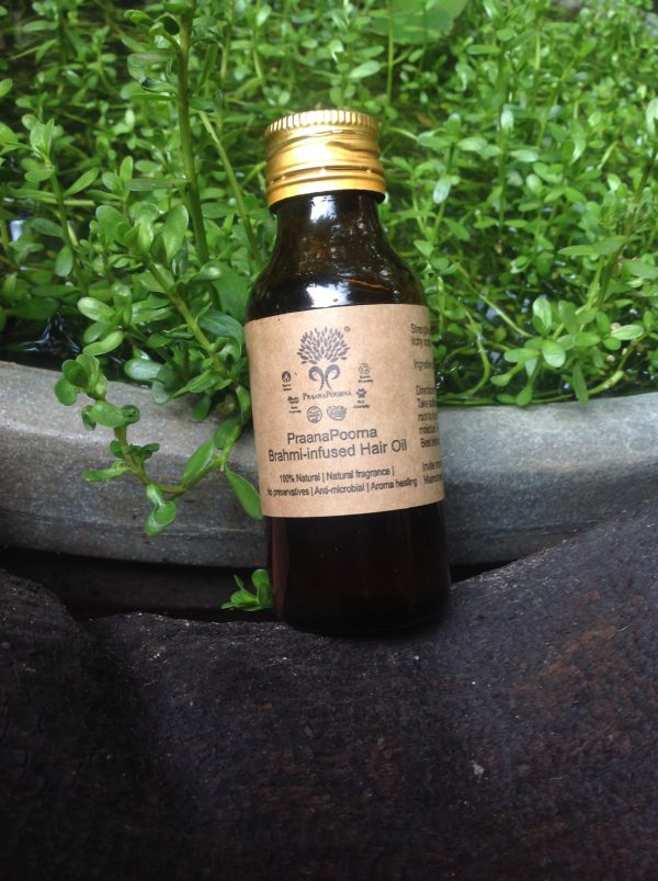 PraanaPoorna: Brahmi Infused  Hair Oil