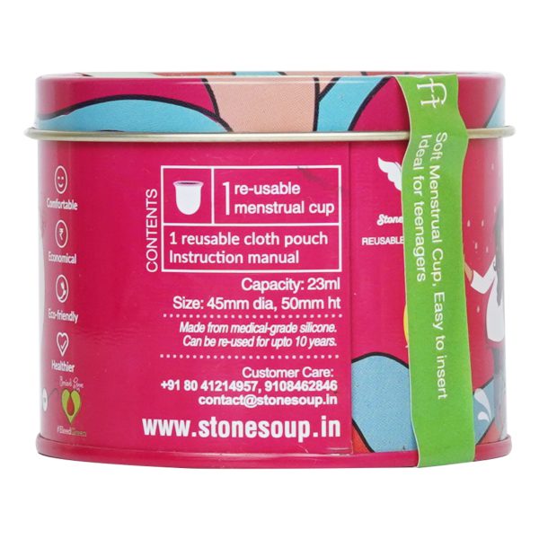 StoneSoup Wings : Menstrual Cup Teal/Blue Cup (Medium) - Image 7