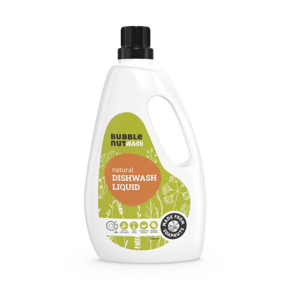 BubbleNut Wash: Natural Dish Wash Liquid (1L)