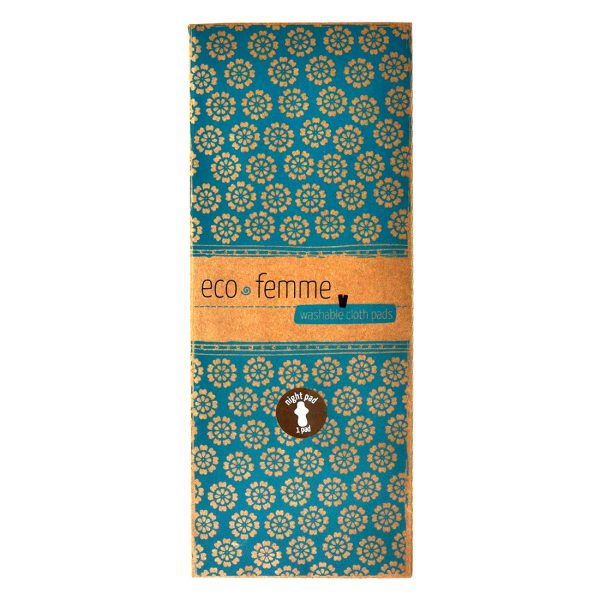 Eco Femme : Vibrant Organic Day Pad (with PUL) - Image 3