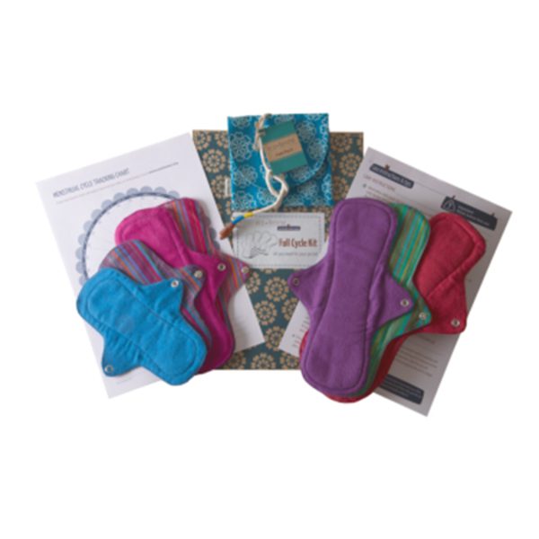 Eco Femme : Vibrant Organic Full Cycle Kit (with PUL) - Image 3