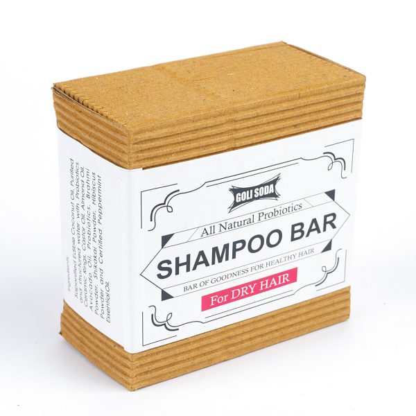 Goli Soda : All Natural Probiotics Shampoo Bar ( Dry Hair) - Image 2