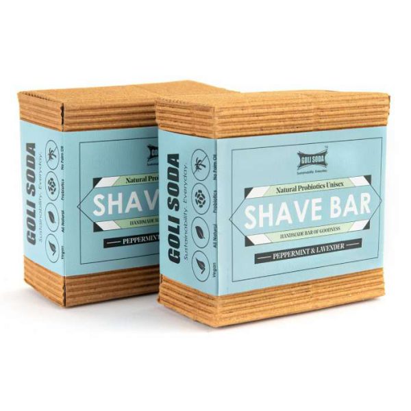 Goli Soda: Natural Probiotics Shave Bar ( Pack of 2)