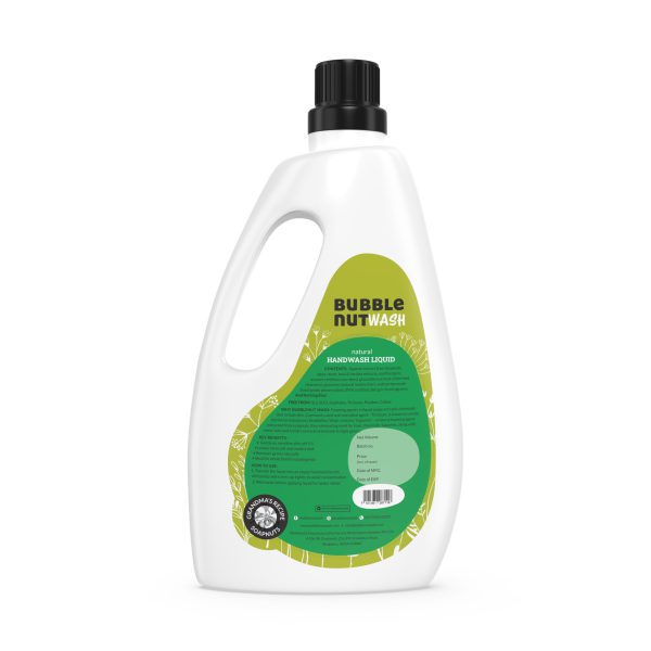 BubbleNut Wash : Natural Hand Wash Liquid (1L) - Image 2