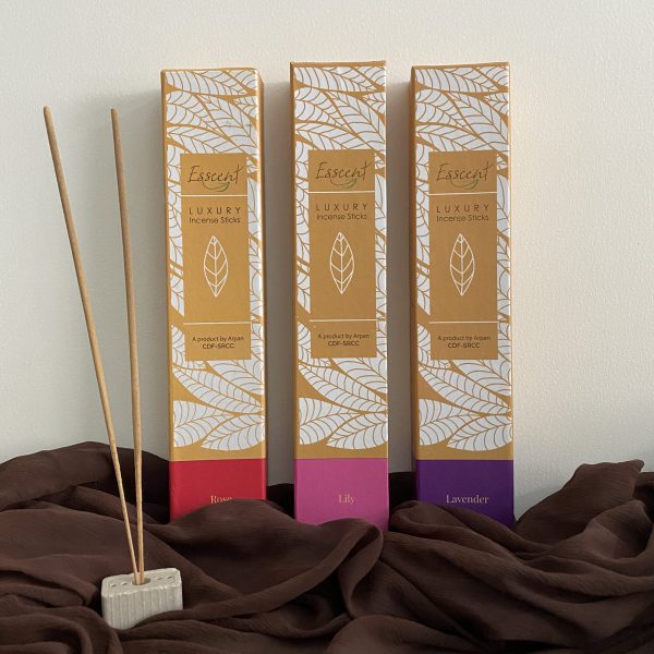 Esscent by ARPAN: Flower Waste Incense Sticks ( Rose Lily Lavender)