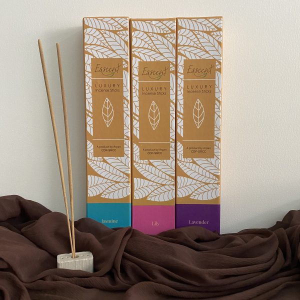 Esscent by ARPAN: Flower Waste Incense Sticks (Jasmine Lily Lavender)