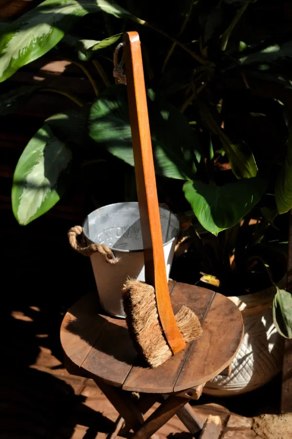 Almitra Sustainables : Coconut Coir Double Hockey Toilet Brush - Image 3