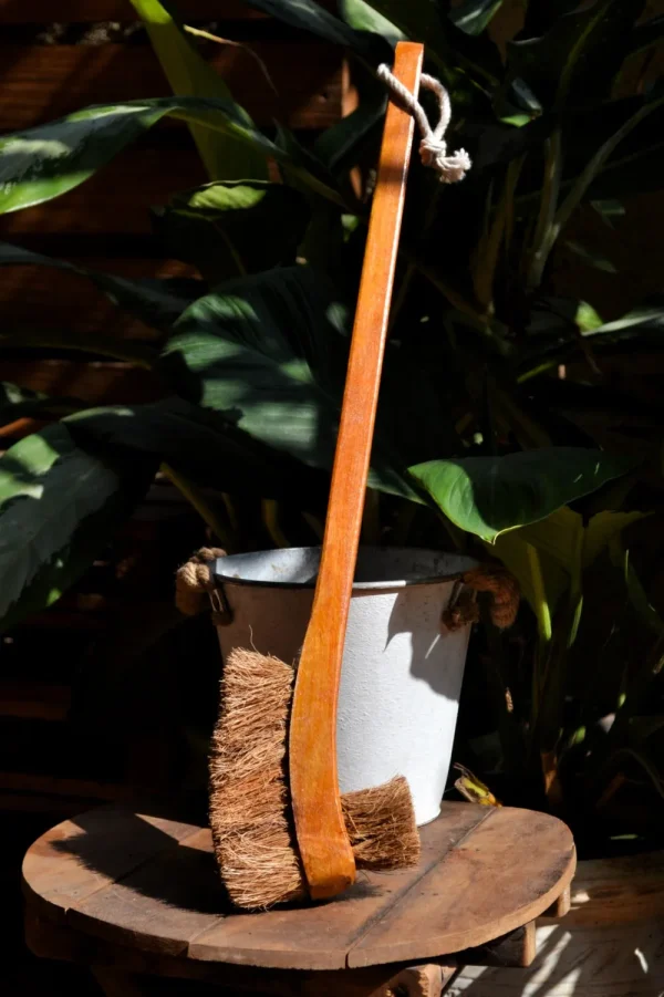 Almitra Sustainables : Coconut Coir Double Hockey Toilet Brush