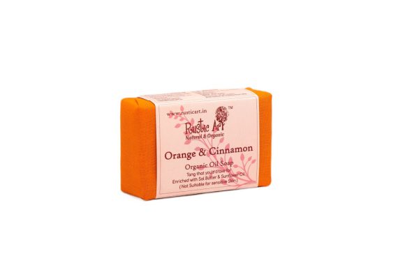 Rustic Art :Orange & Cinnamon Soap - Image 4