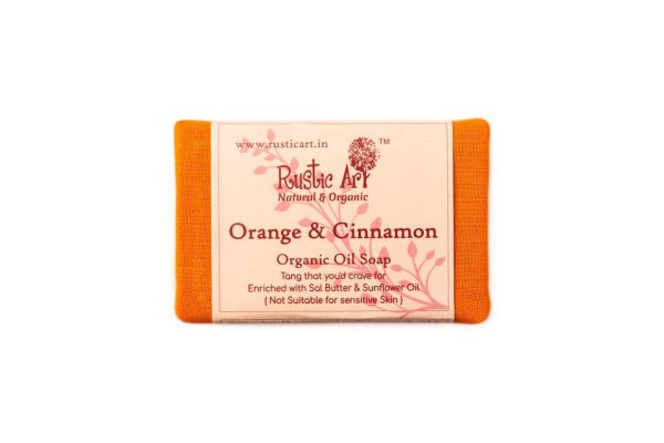 Rustic Art :Orange & Cinnamon Soap - Image 3