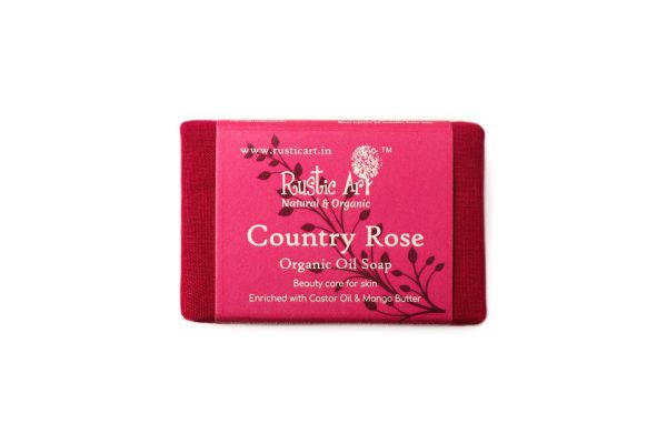 Rustic Art :Country Rose Soap - Image 3