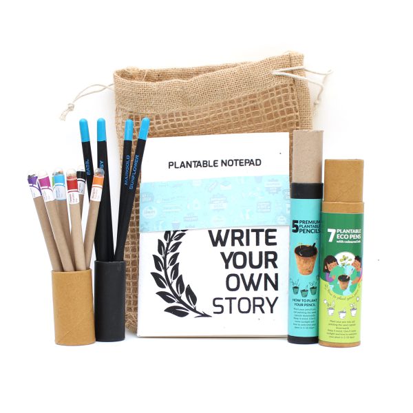 BioQ : Premium Plantable Stationery Jute Kit