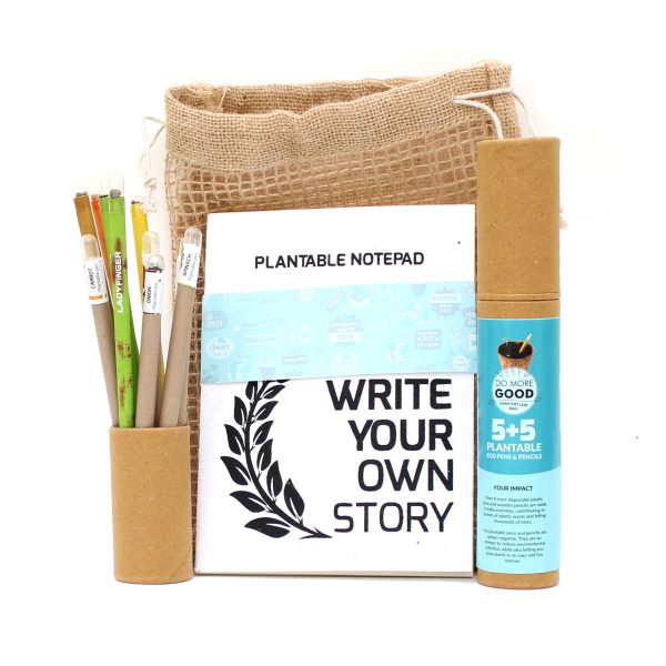 BioQ : Plantable Stationery Jute Kit (5+5)