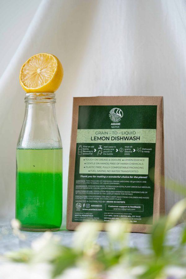 AraniEco: Lemon Dishwash Grain-to-Liquid