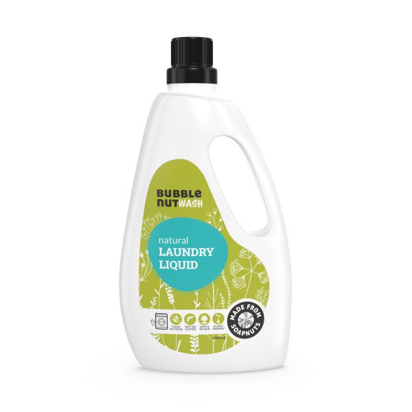 BubbleNut Wash: Natural Laundry Detergent (1L)