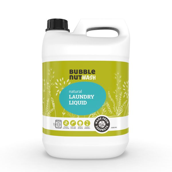 BubbleNut Wash : Natural Laundry Detergent (5L)