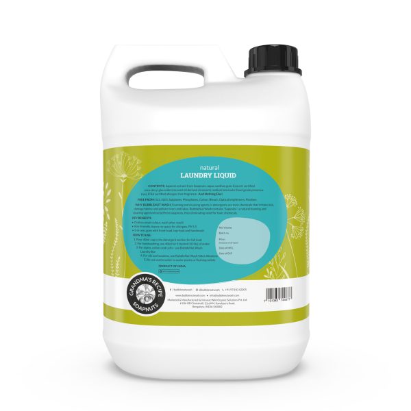 BubbleNut Wash : Natural Laundry Detergent (5L) - Image 2