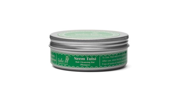 Rustic Art : Neem Tulsi Hair Cleansing Bar (Shampoo Bar) - Image 3