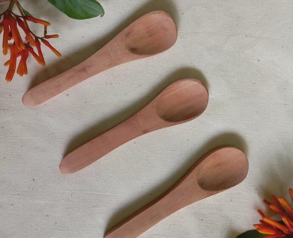 Praacheen Vidhaan: Natural Wooden Spoon (Pack of 3)