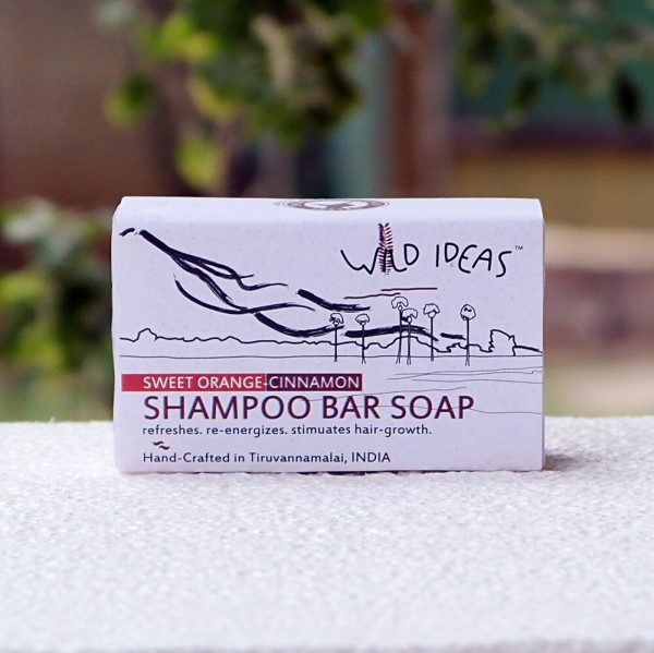 Wild Ideas : Shampoo Bar Soap Sweet Orange & Cinnamon Pack