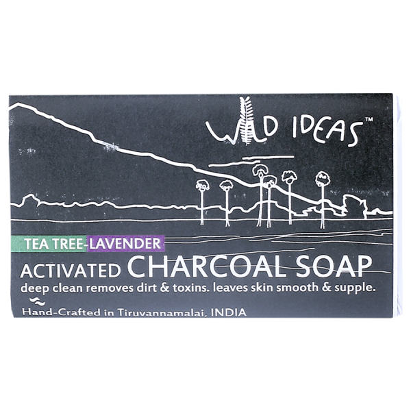 Wild Ideas : Activated Charcoal Body Soap - Tea Tree & Lavender