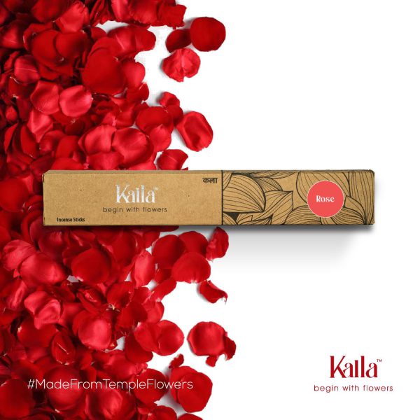 KALLA :  Indian Rose Incense Sticks