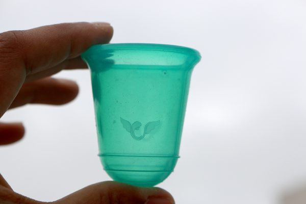 StoneSoup Wings : Menstrual Cup Teal/Blue Cup (Medium) - Image 9