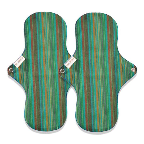 Eco Femme: Vibrant Day Pad Plus - Twin Pack