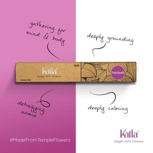 KALLA : Patchouli Incense Sticks - Image 3