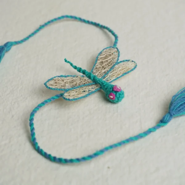 Satatyug Seed Rakhi: Dragonfly Aqua - Image 4